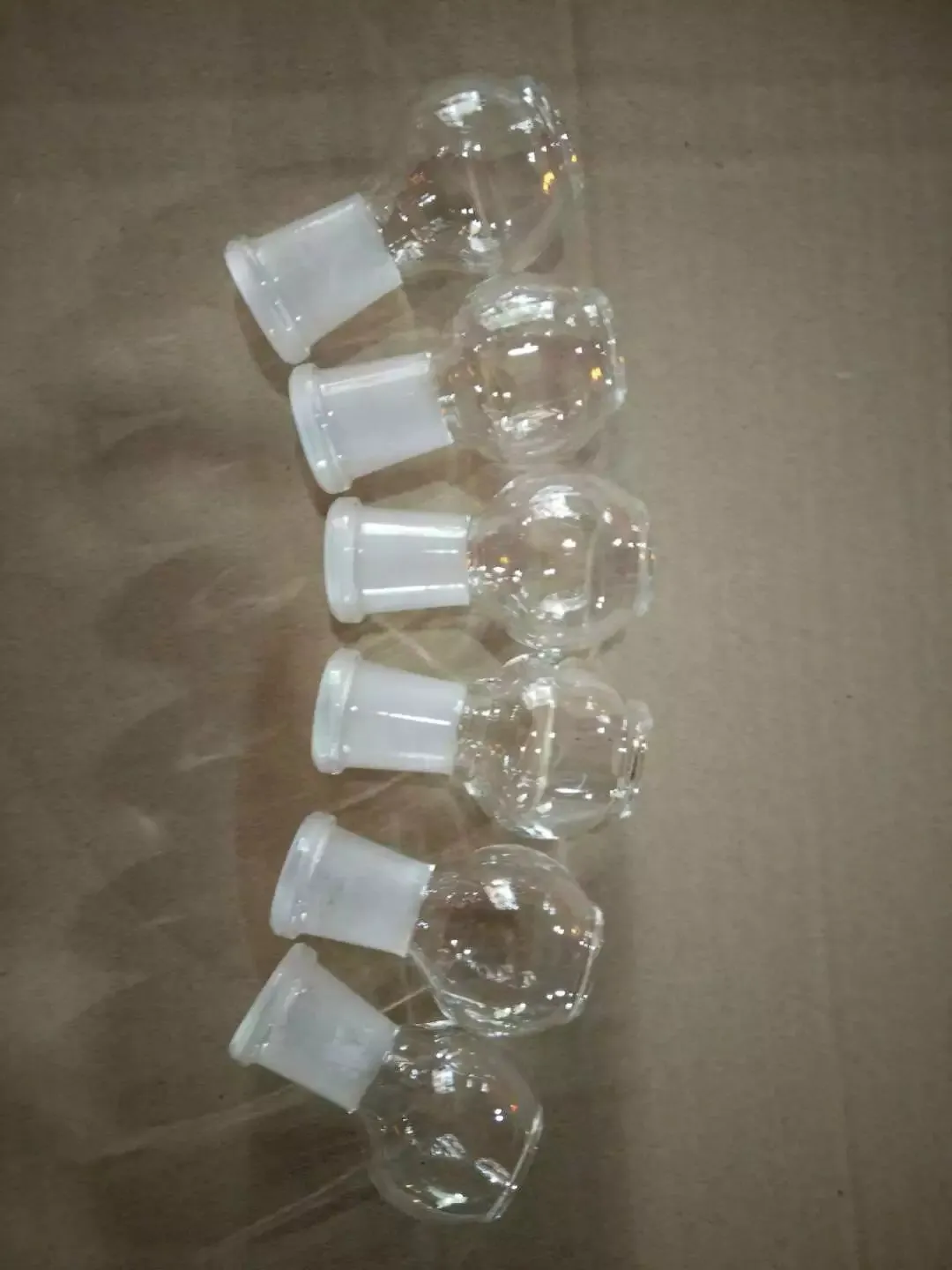 フロストバブルボンズアクセサリー透明オイルバーナーガラスパイプウォーターパイプガラスパイプオイルリグ喫煙ドロッパーガラスボングACC