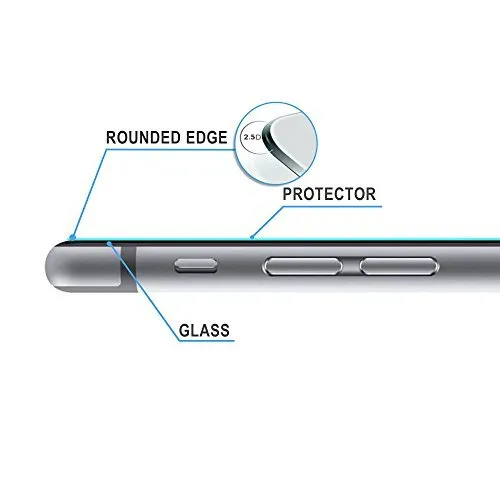 För iPhone 12 Pro Max 11 XR-tempererat glas Samsung Galaxy 9h Tankens skärmskydd för iPhone XS Max XR