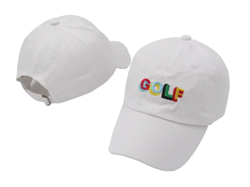 Cały Tyler The Creator Golf Hat Hafdery Snapback Caps Baseball Hat dla mężczyzn i kobiet Ajustable Dad Hat283x