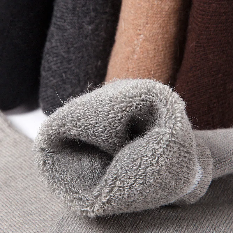 Whole New Fashion Thick Wool Socks Men Winter Thick Cashmere Warm Up Breathable Socks lot301Q