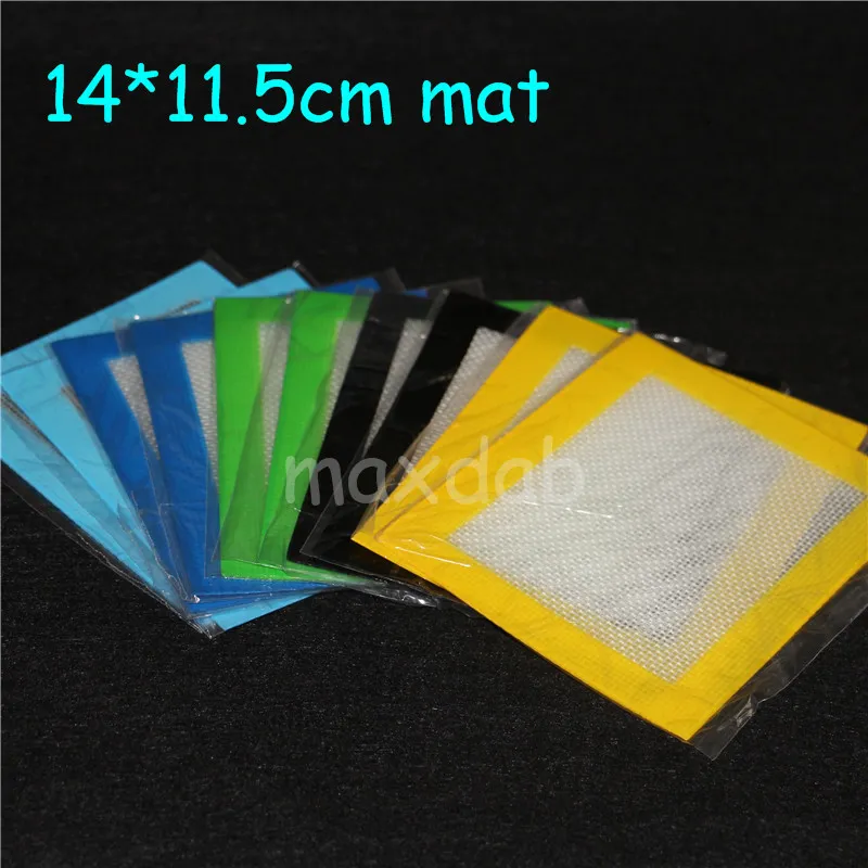 tools Silicone wax pads dry herb oil mats 14cm 11.5cm food grade baking dabber sheets jars dab mat