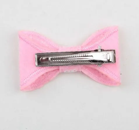 5cm Newborn Sequins Hair Bows Hair Clips Solid Flower Bowknot with Paillettes for Baby Girls Hair Accessories YH4641966074