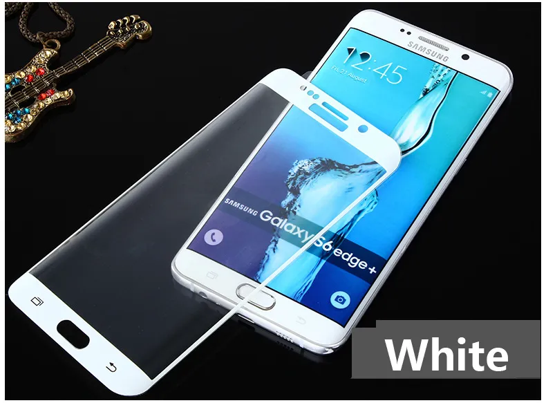 S6 Edge tempered glass film For samsung galaxy S6 Edge 3D curved full cover tempered glass phone screen protector film