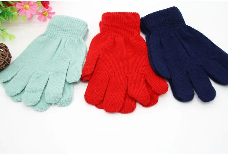 Utomhuscykel Cyklingshandske Knitted Vuxna Magiska Handskar Fem Finger Handskar Unisex Vinter Stickning Varm Glove Utomhus Sport Varmare Handskar