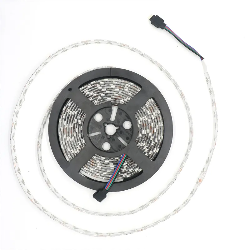 Umlight1688 LED Strip Light RGB 5050 SMD Flexible Ribbon Led RGB Stripe DC 12V Flexible Lighting flex strip Tape Lamp