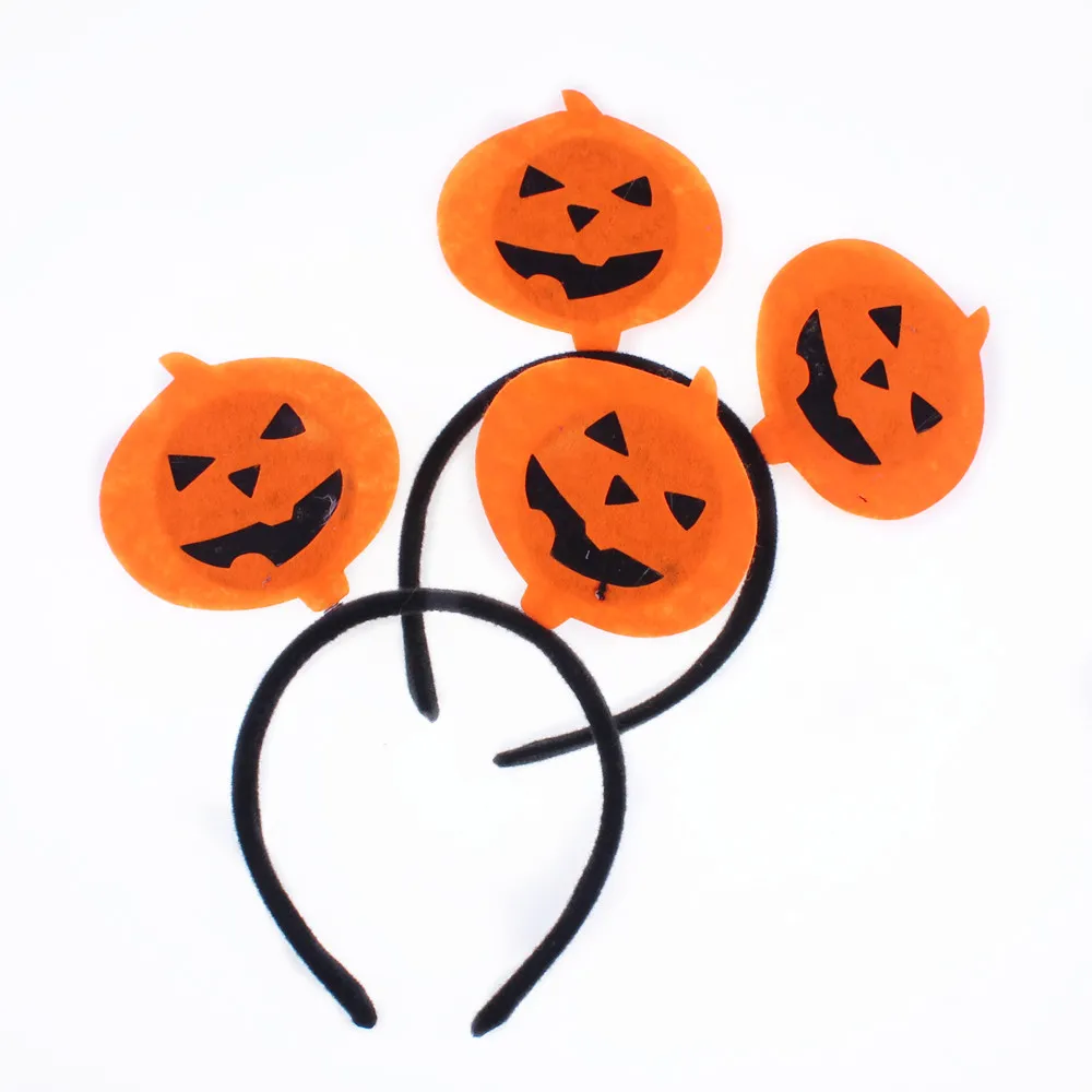 accessori per feste di Halloween cerchio con testa di zucca divertente spettacolo di feste cosplay per bambini o forniture per feste festive per adulti