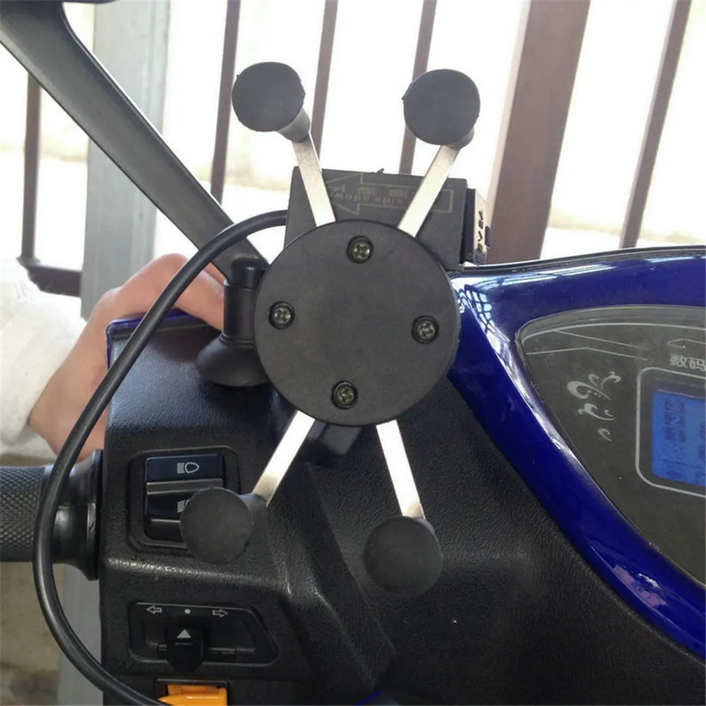 Suporte de montagem para motocicleta, suporte para telefone gps, para iphone, celular, bicicleta, bicicleta241d