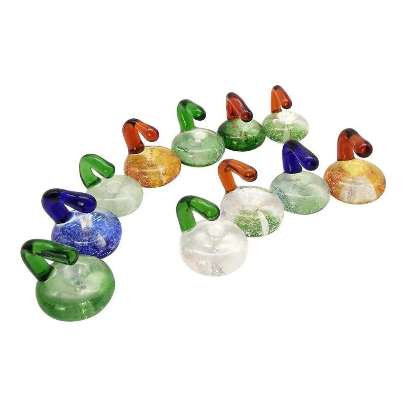 Unique Design Mixed colors Glass Hand Pipe For Bongs Oil Burner Concentrate Portable Vapor Bongs Accessories