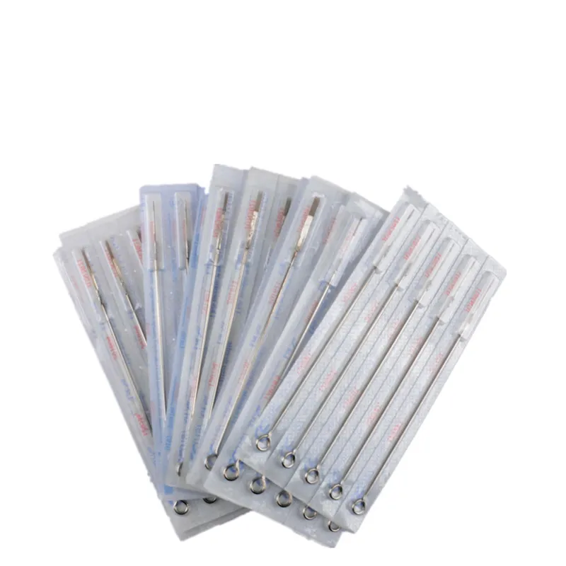 Mixed Assorted Sterilized Tattoo Needles Round Liner 3 5 7 9 RL Round Shader 5RS Weaved Magnum 5 7 9M1 för tatueringsmaskin