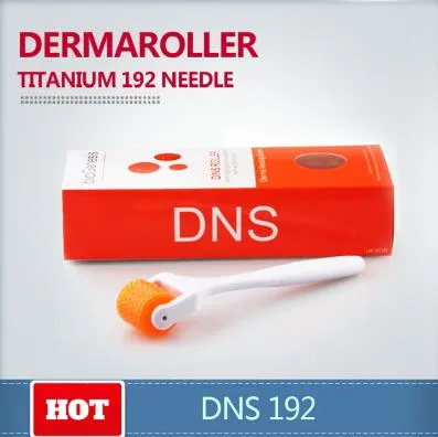 DNS 192 Tianium Micro Needles Derma Roller, Sistema Dermaroller, Skin Care Therapy Sistema de Enfermagem com caixa de varejo, em todo o mundo livre shiping