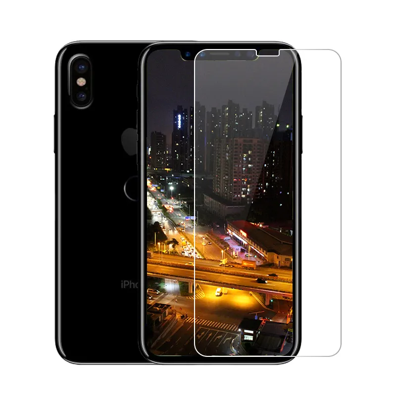 Gerçek 2.5d için 0.26mm 0.33mm 9 h premium temperli cam apple iphone 8 ekran koruyucu için güçlendirilmiş koruyucu film iphone x