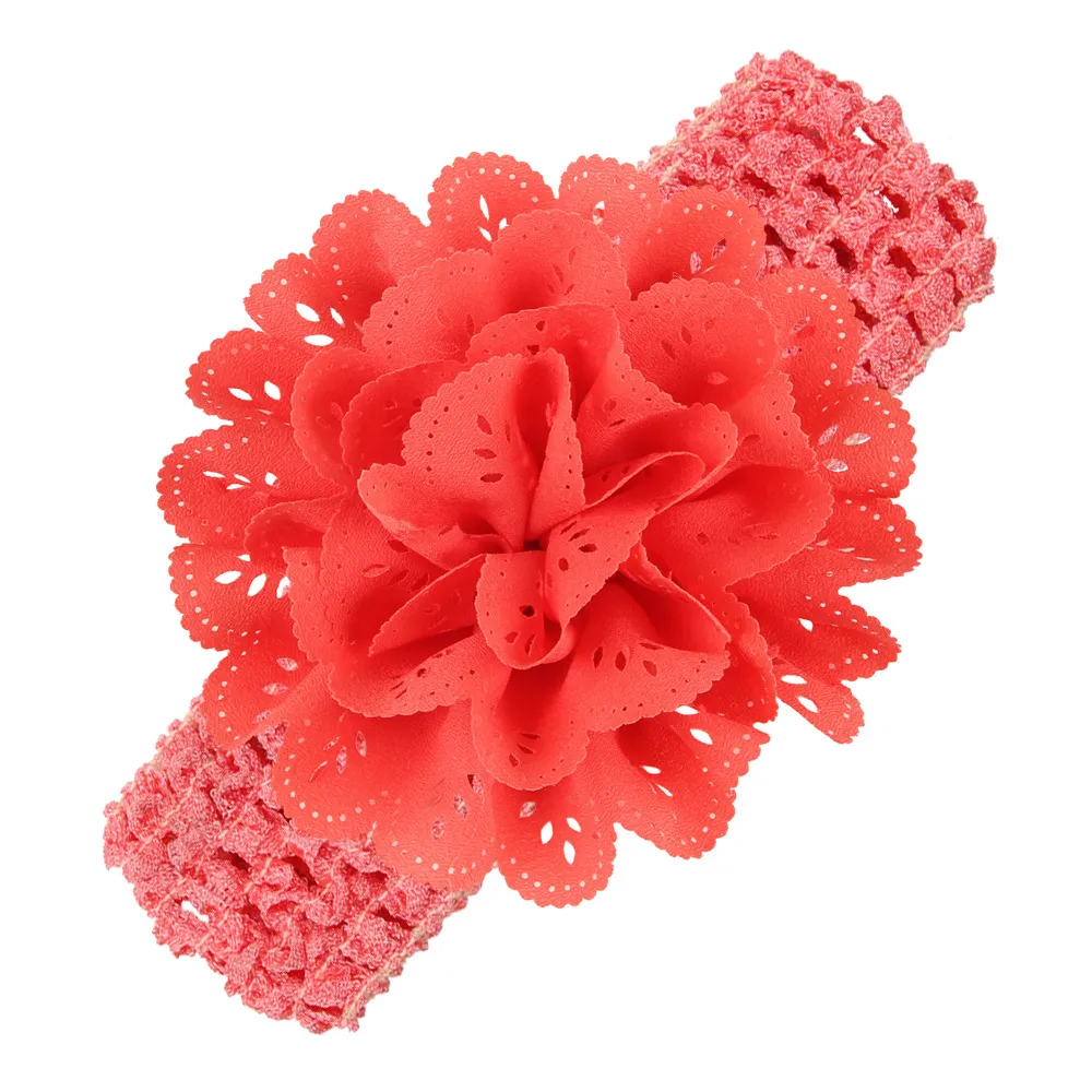 Kids Girl Baby Toddler Lace Flower Headband Hair Band Accessories Headwear Baby Lace flower headband HJ124