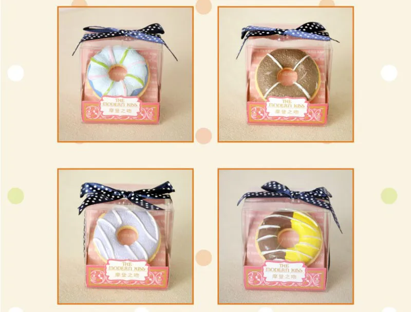 favor donut círculo adorável cupcakes maquiagem labial bálsamo brilho hidratante batom nutritivo cosmético ZA24534282932