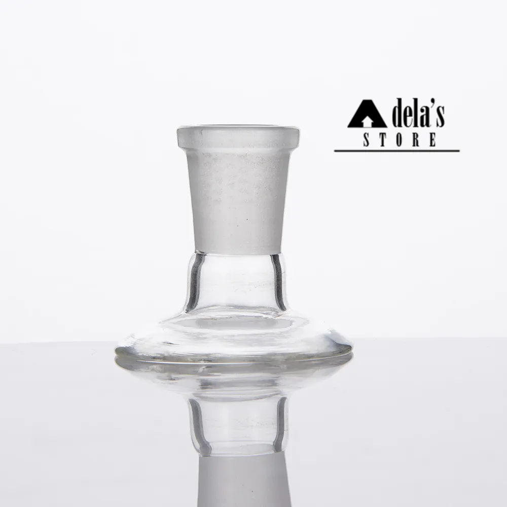 Glass Adaptor Stand For Bowl Piece Domes Water Pipe Bongs Adaptors 14mm 18mm Male Female Frosted Joint Dropdow Dab Rig 377