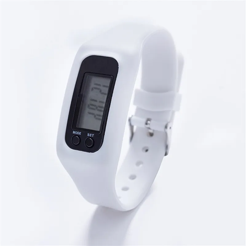 Digital LED PEDOMETER SMART ANMBANDS MULTI WACK SILICONE RUN STEG TACK DISTANCE CALORIA COUNTRONIC JAGE AMSKLANDE PELEMETERS