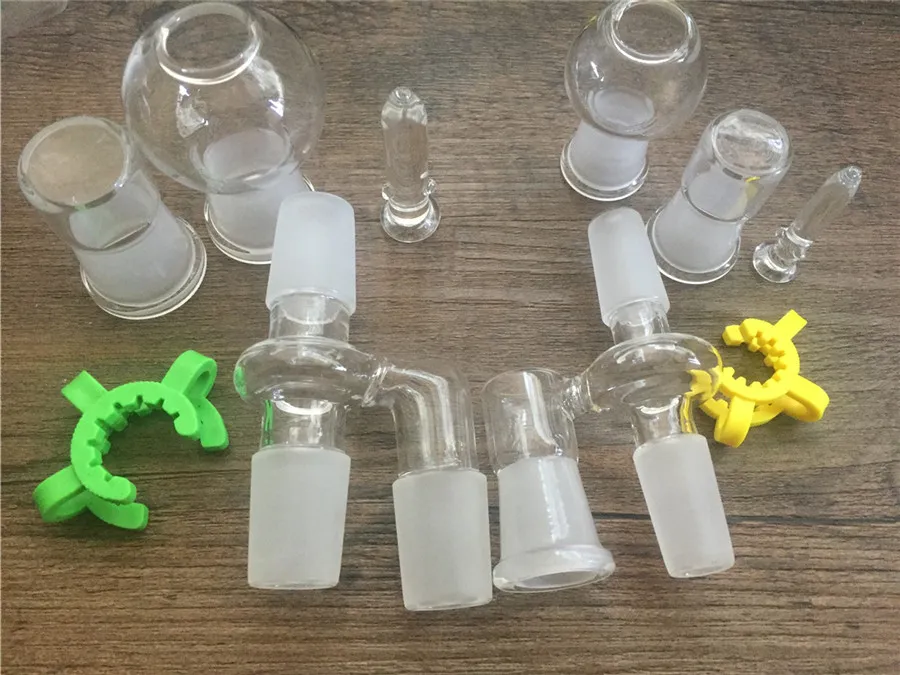 FEMALE RECLAIM CATCHER Manufacturer 14 and 18 mm 90 degrees male Adapter Complete re Set for oil three parts for this set5917138