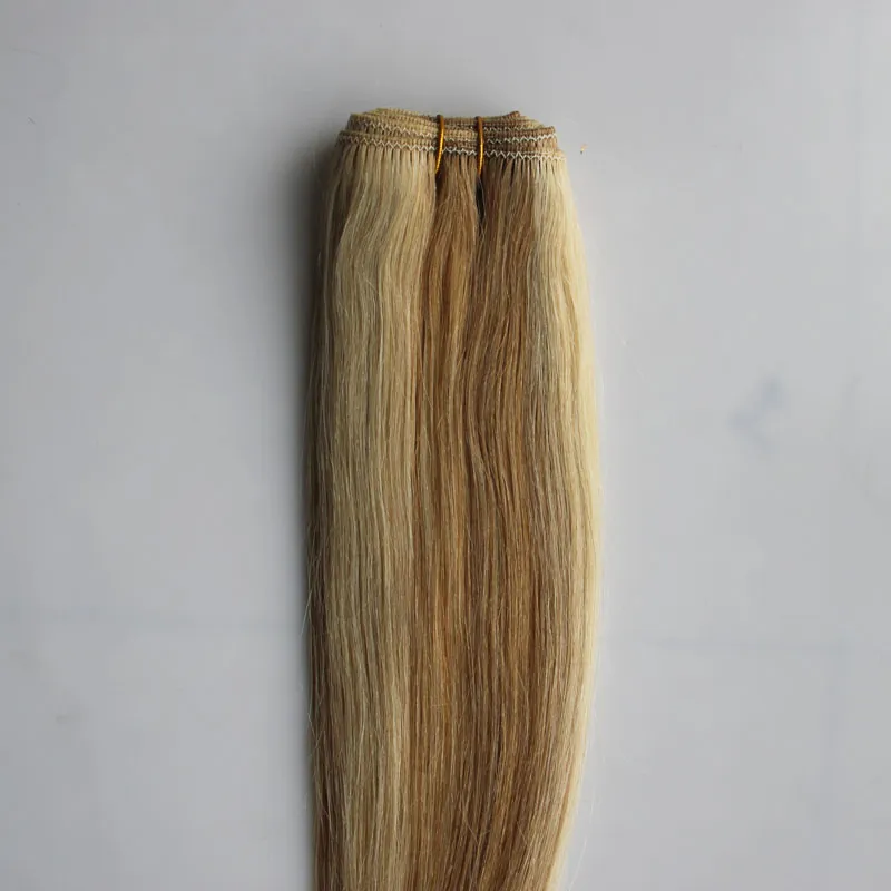 Não transformados cabelo virgem malaio reta vip cabelo da beleza 100g cabelo humano pacotes de crochê tecer 12/613 PIANO COR