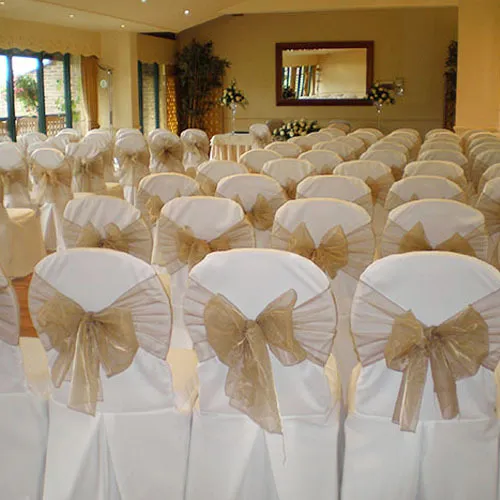 Düğün için Tül Sandalye Sashes Parti Balo Quinceanera Olay 2017 Özel Renkler 30 * 275 cm Düğün Malzemeleri Yay