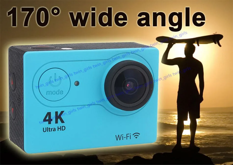 Action Camera Deportiva H9 Remote Ultra HD 4K WiFi 1080P 60fps 2,0 LCD 170D Sport Vattentät