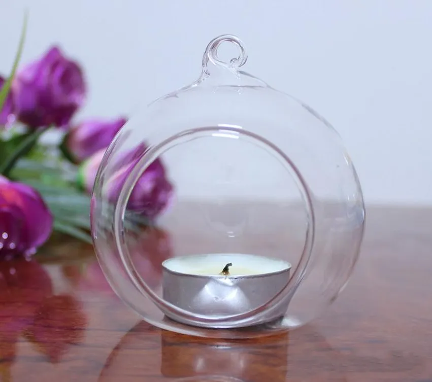/Box Tea Light Holder Glass Air Plant Terrariums,Hanging Glass Orb
