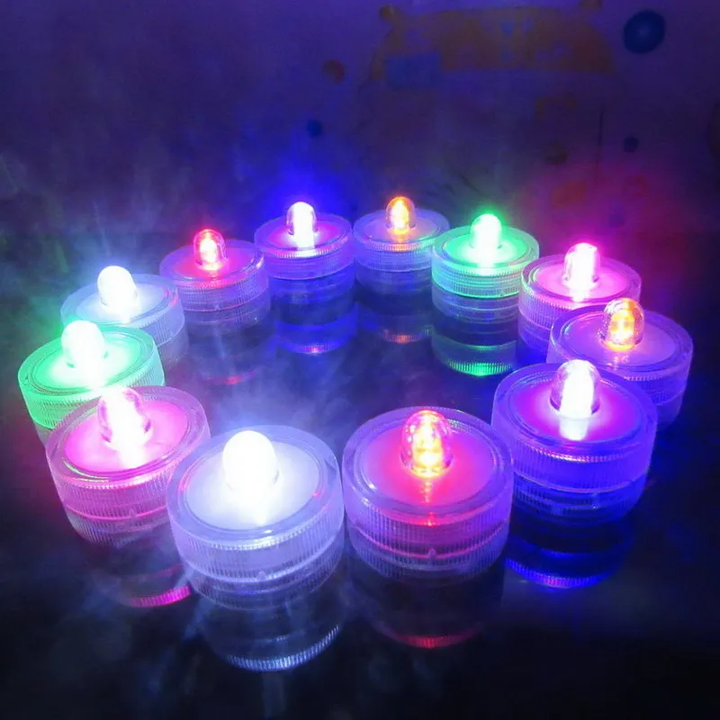 Super Bright Submersible Waterproof Mini LED Tea Light Energy Candle