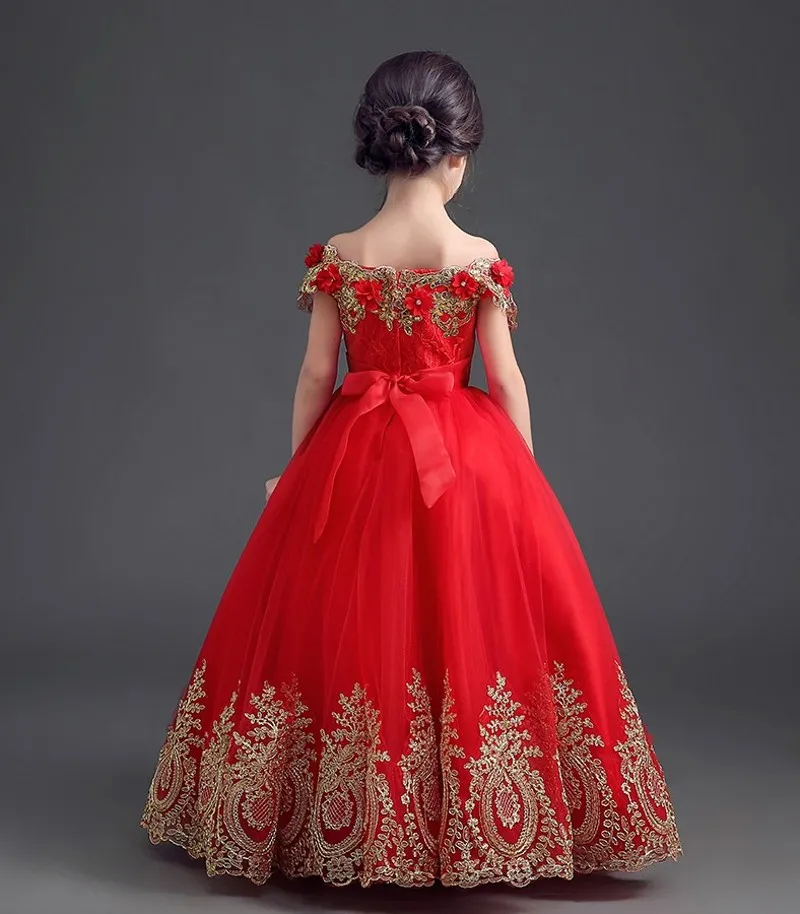 Vestidos Para Ninas Elegantes Rojo
