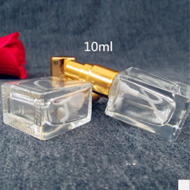 10 ML Boş Parfüm Şişeleri Atomizer Cam Parfüm Şişeleri Cam Metal Sprey Ile F2017472 Doldurulabilir Parfüm Şişesi
