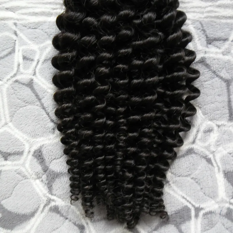 Natural Color Mongolian loose curly hair 100g human braiding hair bulk afro kinky bulk human hair3565771
