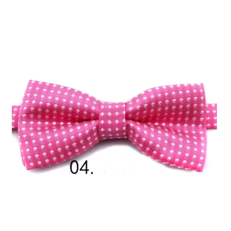 18 stile Moda Neonati maschi Papillon Polka Dots Bowknot Festa bambini Papillon Dot Matrimonio Bambini Papillon Cravatta Cravatta regolabile C2251