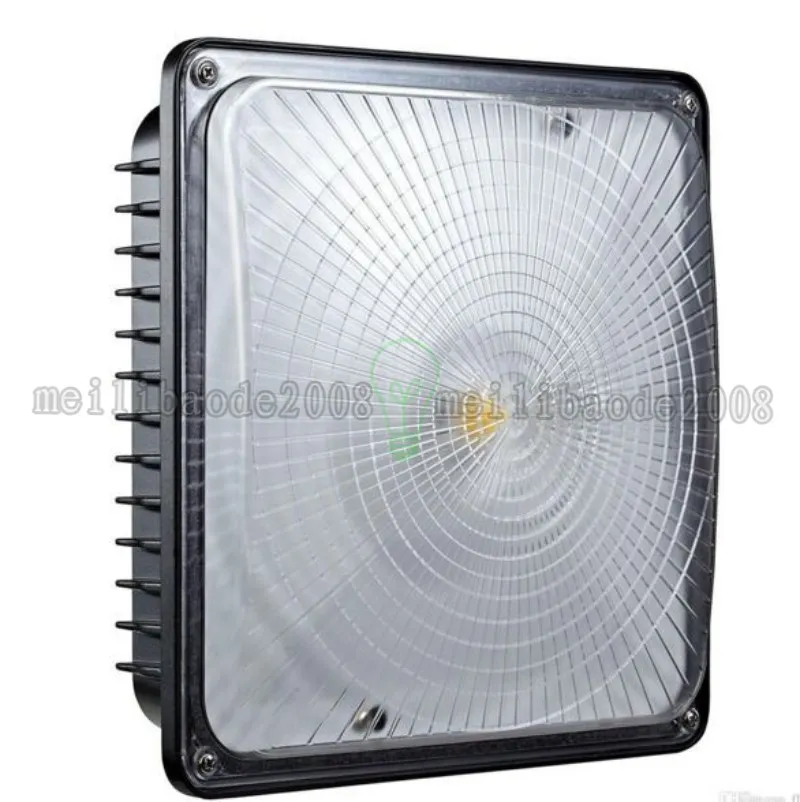 UL DLC approuvé 45W 70W LED auvent lumière industrielle usine LED haute baie lumière station-service lampe entrepôt lampe 5000K AC 100-277V MYY