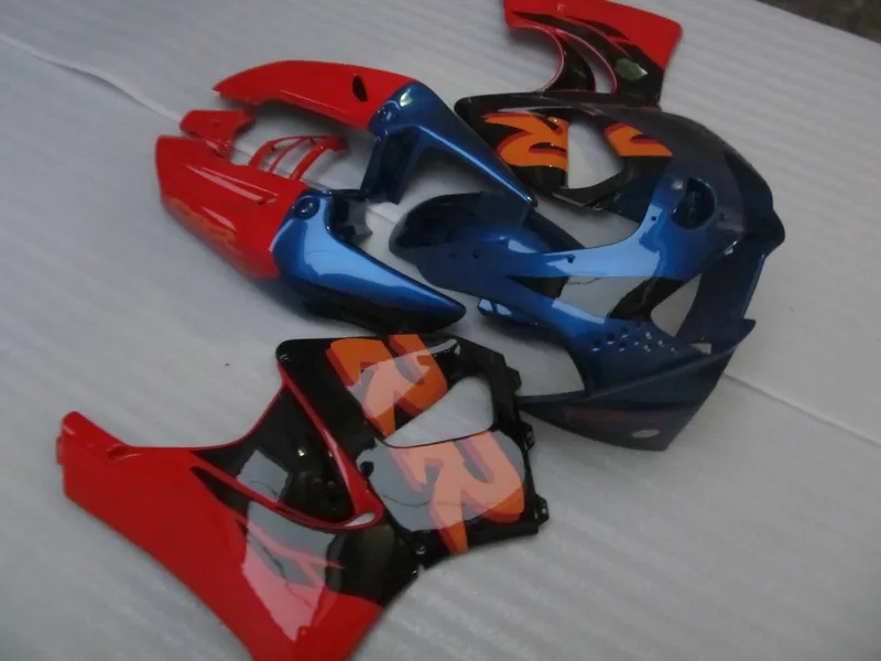 Motorcykel Fairing Kit för Honda CBR919RR 98 99 Blue Red Bodywork Fairings Set CBR 900RR 1998 1999 OT36