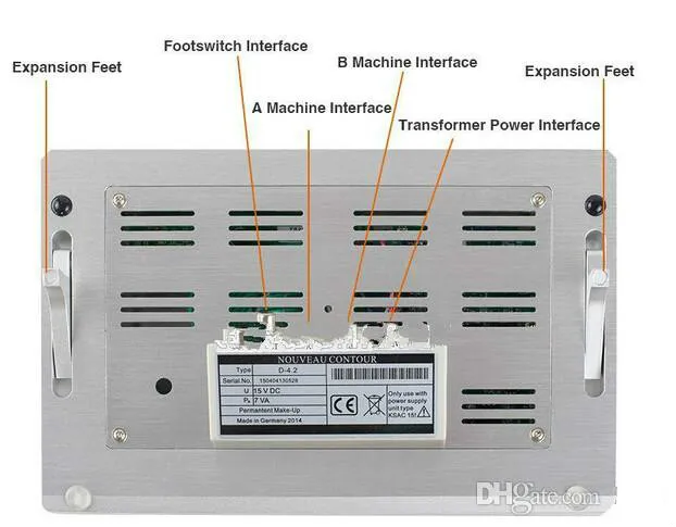 Новый полный набор для татуировки 991T02 Перманентный макияж для татуировки бровей Роторная машина Комплект педальных игл Источник питания1891597