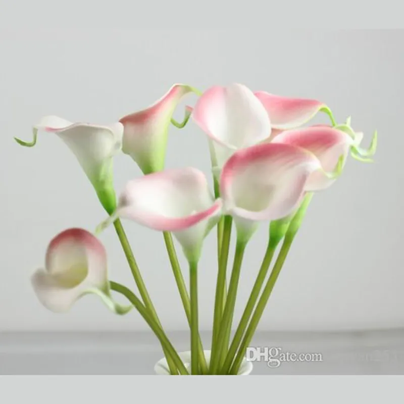 ot Real Touch Fiore artificiale decorativo Calla Lily Fiori artificiali la decorazione di nozze Forniture feste eventi Vendita calda