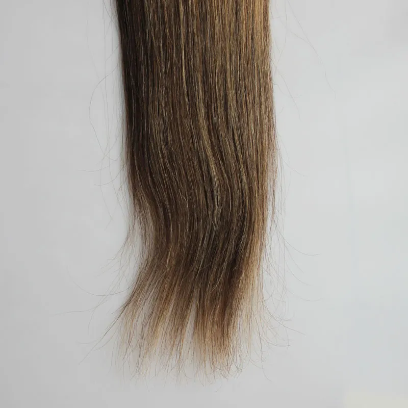 100% de Cheveux Humains Weave Bundles / Non Remy Extensions de Cheveux droite 100g cheveux brésiliens weave bundles 4/27 PIANO COULEUR Livraison Gratuite