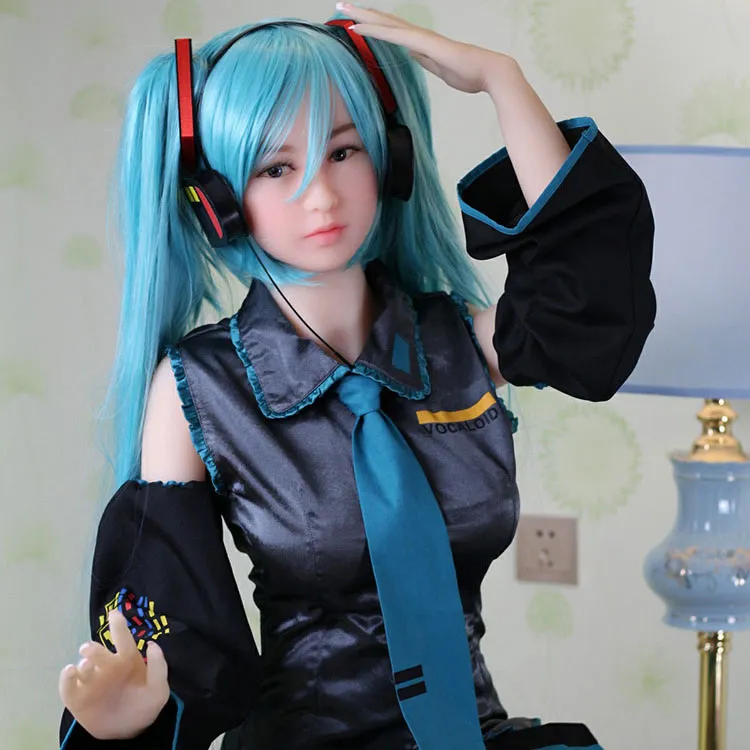 165cm Japanese Hatsune Miku Full Body Sex Dolls With Skeleton Adult