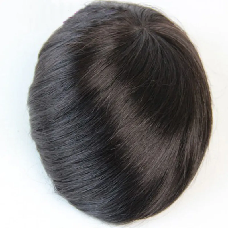 6x8inch 7x9 polegada 8x10inch super durável fina pele homens toupee wig mono base homens prótese de cabelo