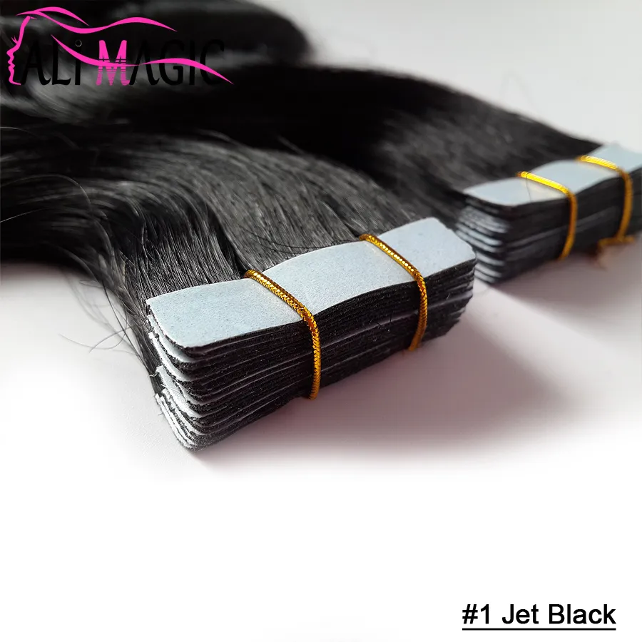 PU Skin Tape Extensions Human Hair Extension