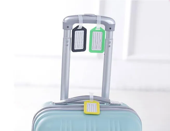 Akcesoria turystyczne Tag bagażowy Hard PP Bagaż Check in Card Rozmiar 9 Przez 5 Nazwa Torba kart Torba Tag Kolory
