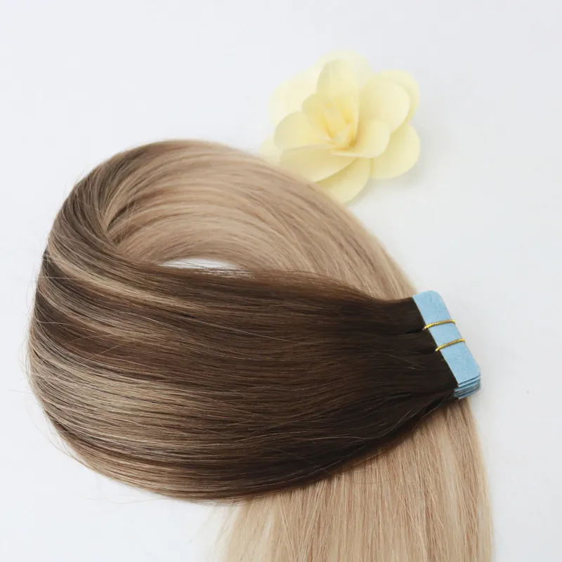 Premium Brazilian Princess Tape Weave Hair Extensions Easy Dye African