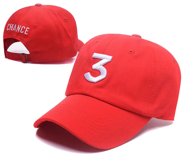 Новая Мода Шанс 3 Strapback Шапки Шляпы Вышивка Мужчины Женщины Спорт Snapback Бейсболка Хип-Хоп Регулируемая Шляпа Продажа