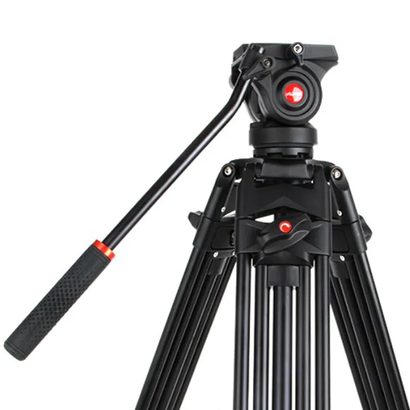 Viltrox Pro 1.8m Aluminiowy ciężki film płyn statyw VX-18M z workiem do przenoszenia głowicy do patelni do kamery DSLR kamera DV