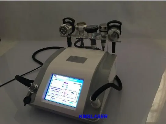 Elektronisk mikroström med rött ljuskavitation Vakuum 1MHz RF-handtag för foto ansikts hudliftmaskin