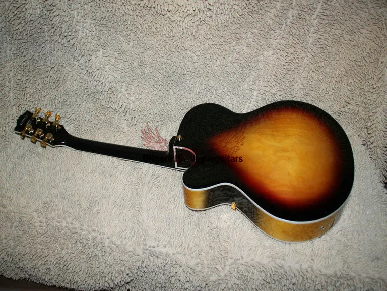 Guitarra fabricada na China Custom Shop Classic Sunburst L-5 Very Beauty Jazz Guitar High Quality