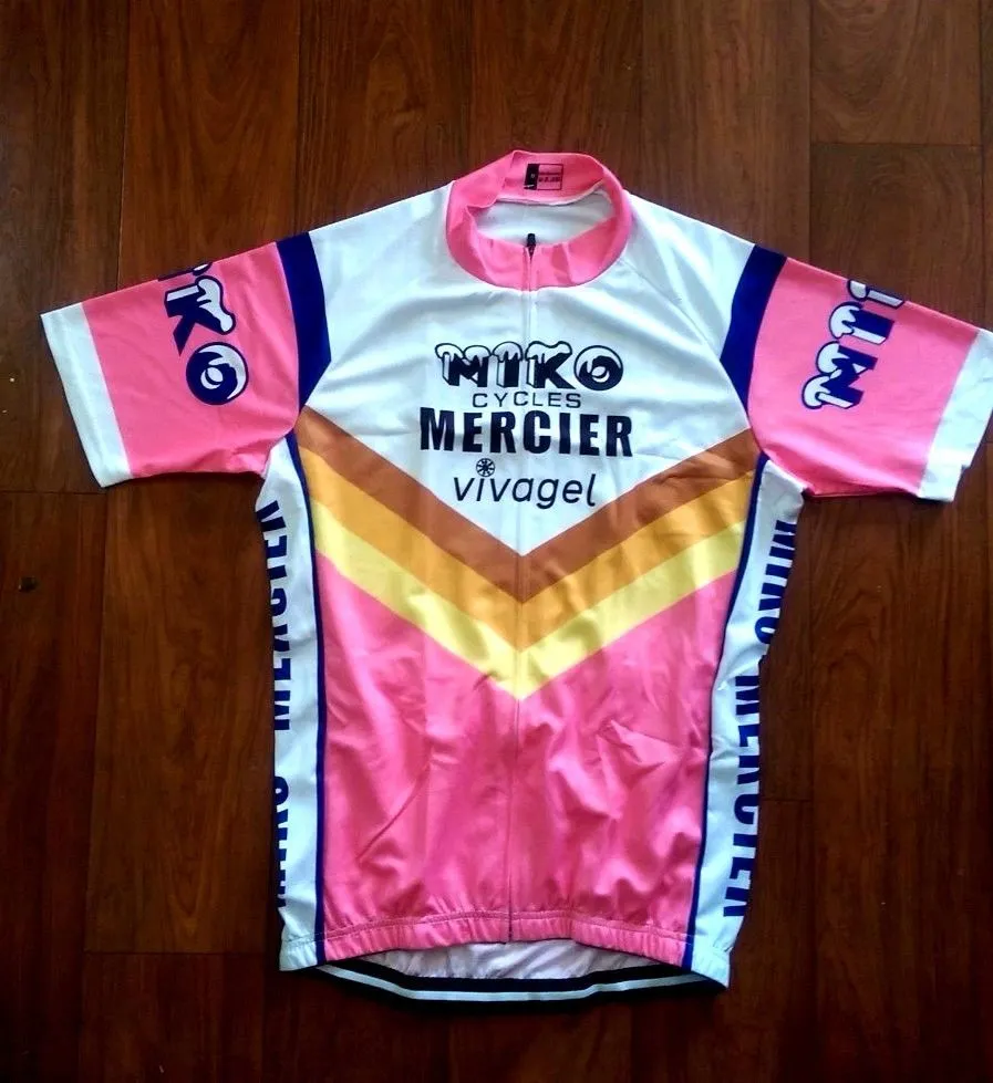 MAILLOT CYCLISTE VINTAGE miko cycles mercier vivagel taille 3 ou M EUR 35,00 - FR