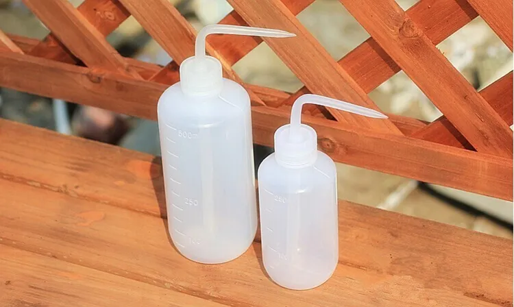 250 / 500ML زهرة سقي زجاجة من البلاستيك مصنع البخاخ سقي الفم المنحني يمكن DIY البستنة شفافة لنبات عصاري 77