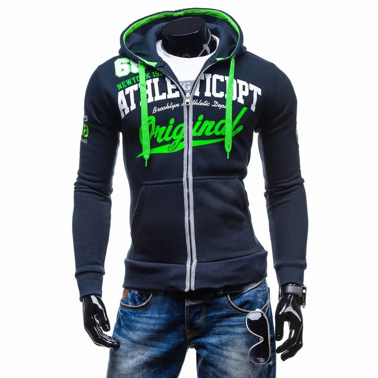 Hoodies Men Sudaderas Hombre Hip Hop Mens Brand Letter Hooded
