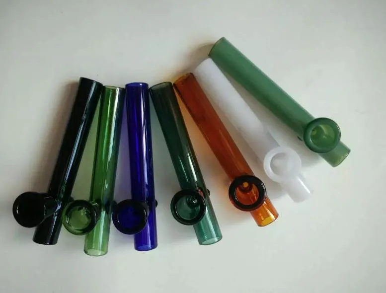 Flüt boru bongs aksesuarları yağ brülör cam borular su boruları cam boru yağ kuleleri damlalı cam bongs aksesuarları ile sigara içmek