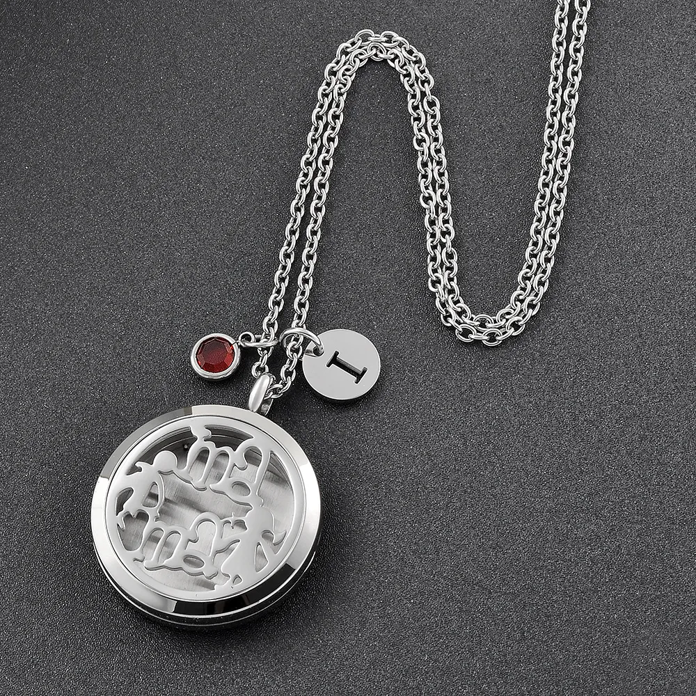 Spanish Style Stainless Steel Diffuer Locket With Essential Oil Mens