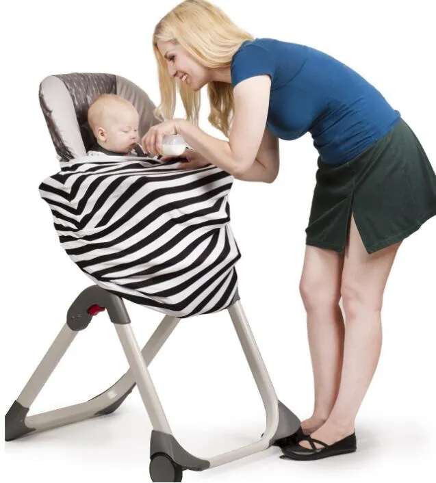 Nursing Cover Sjaal voor Mum Feeding Baby Auto Seat Canopy Winkelwagen Cover voor Baby's Multifunctionele Kaap voor borstvoeding