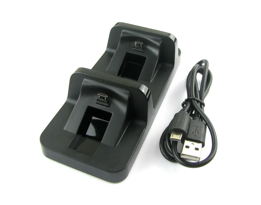 Dual USB Charger Gaming Controller Charging Dock Stand Station for PS4 Sony Playstation 4 games console joystick accessories2241082